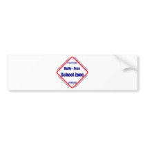 Bully - Free School Zone Bumper Stickers