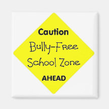 Bully - Free School Zone Fridge Magnets