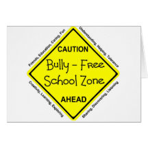 Bully - Free School Zone Greeting Card