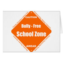 Bully - Free School Zone Greeting Cards