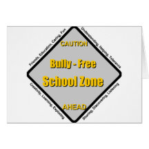 Bully - Free School Zone Greeting Cards