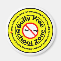 Bully Free School Zone Magnets