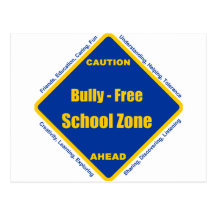 Bully - Free School Zone Post Cards