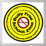 Bully Free School Zone posters