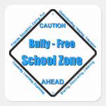Bully - Free School Zone Square Sticker
