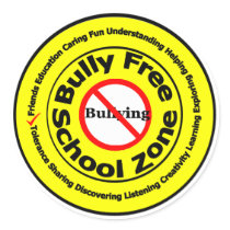 Bully Free School Zone Sticker