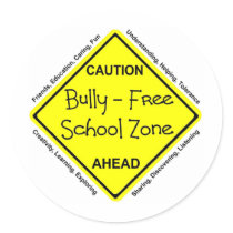 Bully - Free School Zone Stickers