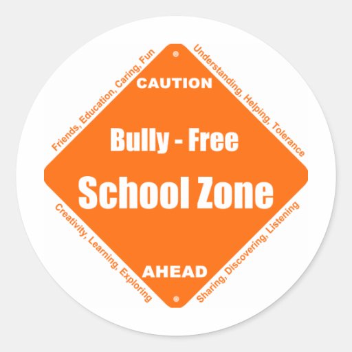 Bully - Free School Zone Sticker