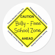 Bully - Free School Zone Stickers