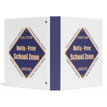 Bully - Free School Zone Vinyl Binder
