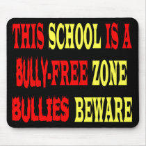 BULLY-FREE ZONE mousepads by IsadoraDonkey BULLY-FREE ZONE mousepads
