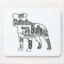 Bully Shape with rescue words Mousepad