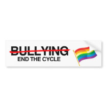 BULLYING END THE CYCLE -.png Bumper Sticker
