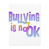 Bullying is NOT OK Postcards