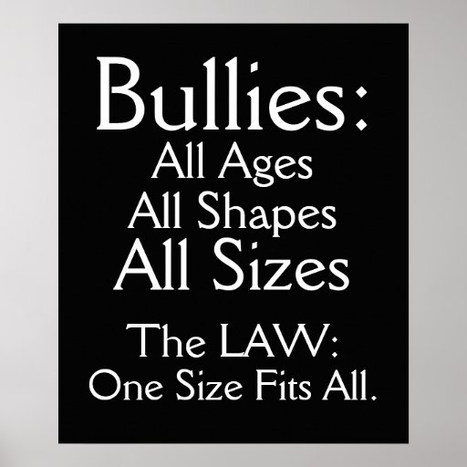 Bullying - SRF Poster