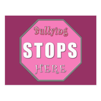 Stop Bullying Postcards | Zazzle