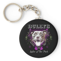 Bullys, the Leader of the Pack Dog Key Chains
