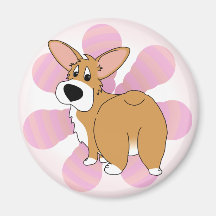Bum Shaker Corgi Magnet