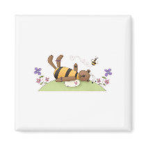 Bumble Bear garden magnets by robynsnest Bumble Bear garden magnets