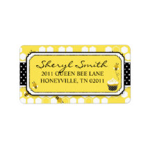 Bumble Bee Address Label
