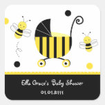 Bumble Bee Baby Shower Favor Stickers Labels Seals