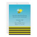 bumble bee; baby shower invitation