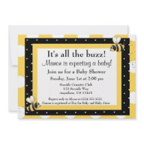 Bumble Bee Baby Shower Invitation