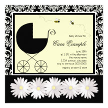 Bumble Bee Baby Shower Invitations