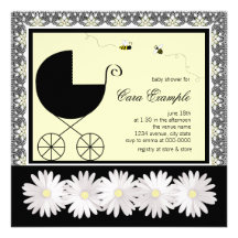 Bumble Bee Baby Shower Invitations