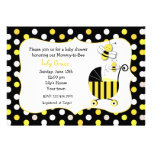 Bumble Bee Baby Shower Invitations