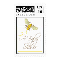 Bumble Bee Baby Shower Postage Stamp