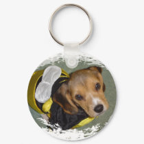 Bumble Bee Beagle keychains