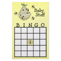 Bumble Bee Bingo party game Stationery Paper