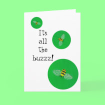 Bumble Bee Birthday Card by Ametisti Bumble Bee Birthday Card