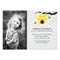 Bumble  Birthday Party on Bumble Bee Birthday Party Invitations Invitations By Heartlocked