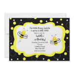 Bumble Bee Birthday Party Invitations Honey