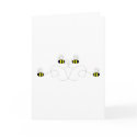 Bumble Bee Bow Greeting Card by bugspot Bumble Bee Bow Greeting Card