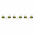 Bumble Bee Bows In A Row Ornament photo sculptures by bugspot Bumble Bee Bows In A Row Ornament photo sculptures
