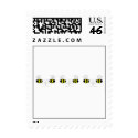 Bumble Bee Bows In A Row Postage Stamp