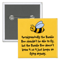 Bumble Bee Button