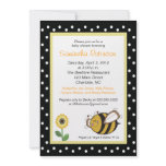 Bumble Bee Buzz 5x7 Baby Shower Invitation