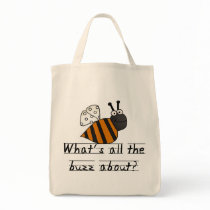Bumble Bee Buzz Tshirts and Gifts Canvas Bags