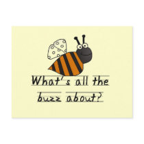 Bumble Bee Buzz Tshirts and Gifts Post Card