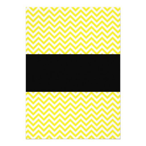Bumble Bee Chevron Baby Shower Invitations