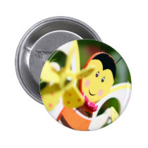 Bumble Bee Fun Pinback Buttons