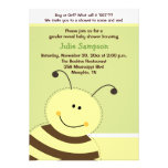 Bumble Bee Gender Reveal Baby Shower Invite 5x7