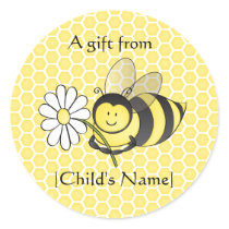 Bumble Bee Goodie Bag Sticker stickers