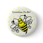 Bumble Bee Grandmother Button