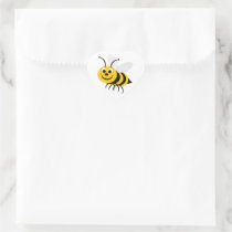 Bumble Bee Heart Sticker
