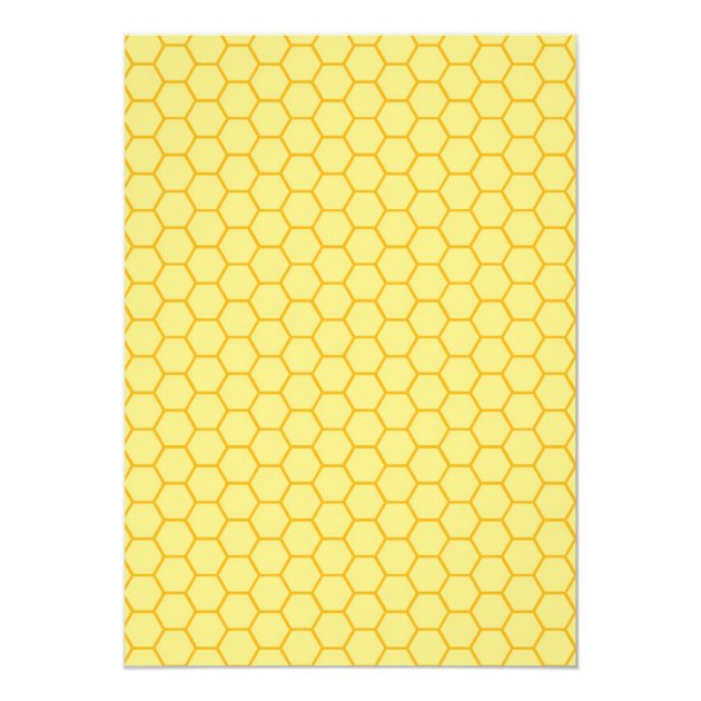 Bumble Bee Honeycomb Baby Shower Invitations